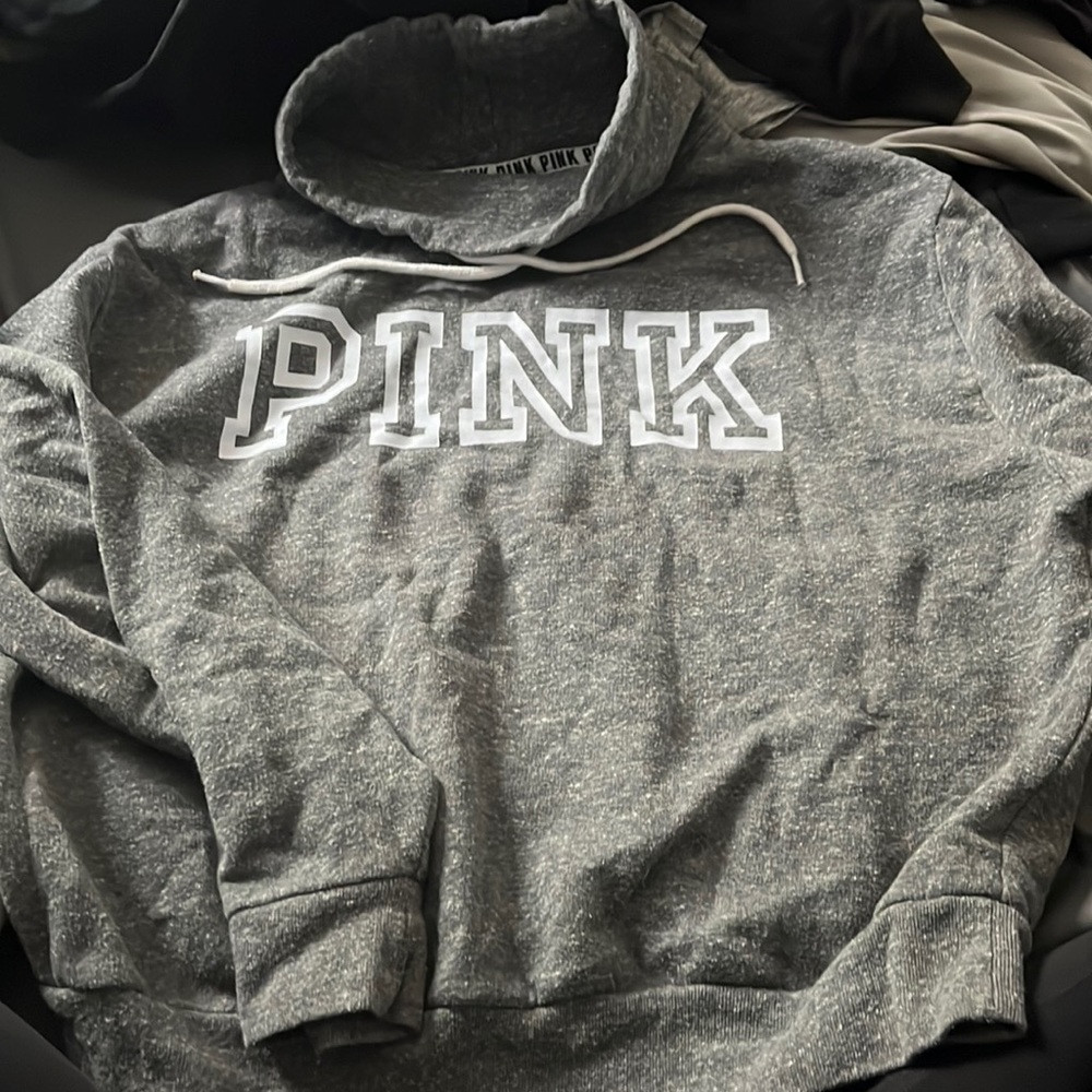 Pink Hoodie with collar
